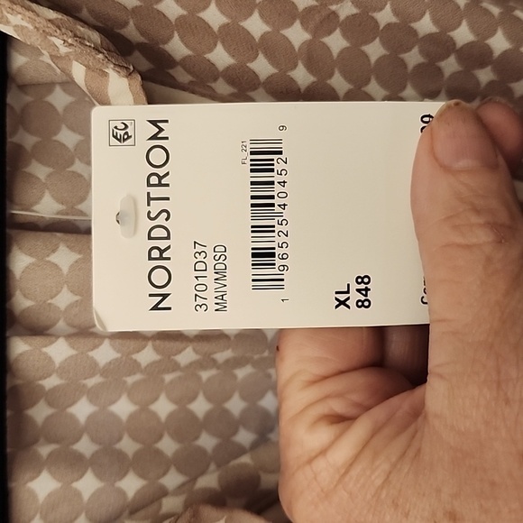 NEW Max Studio Londin Collared Blouse Cream sz XL - Picture 3 of 8